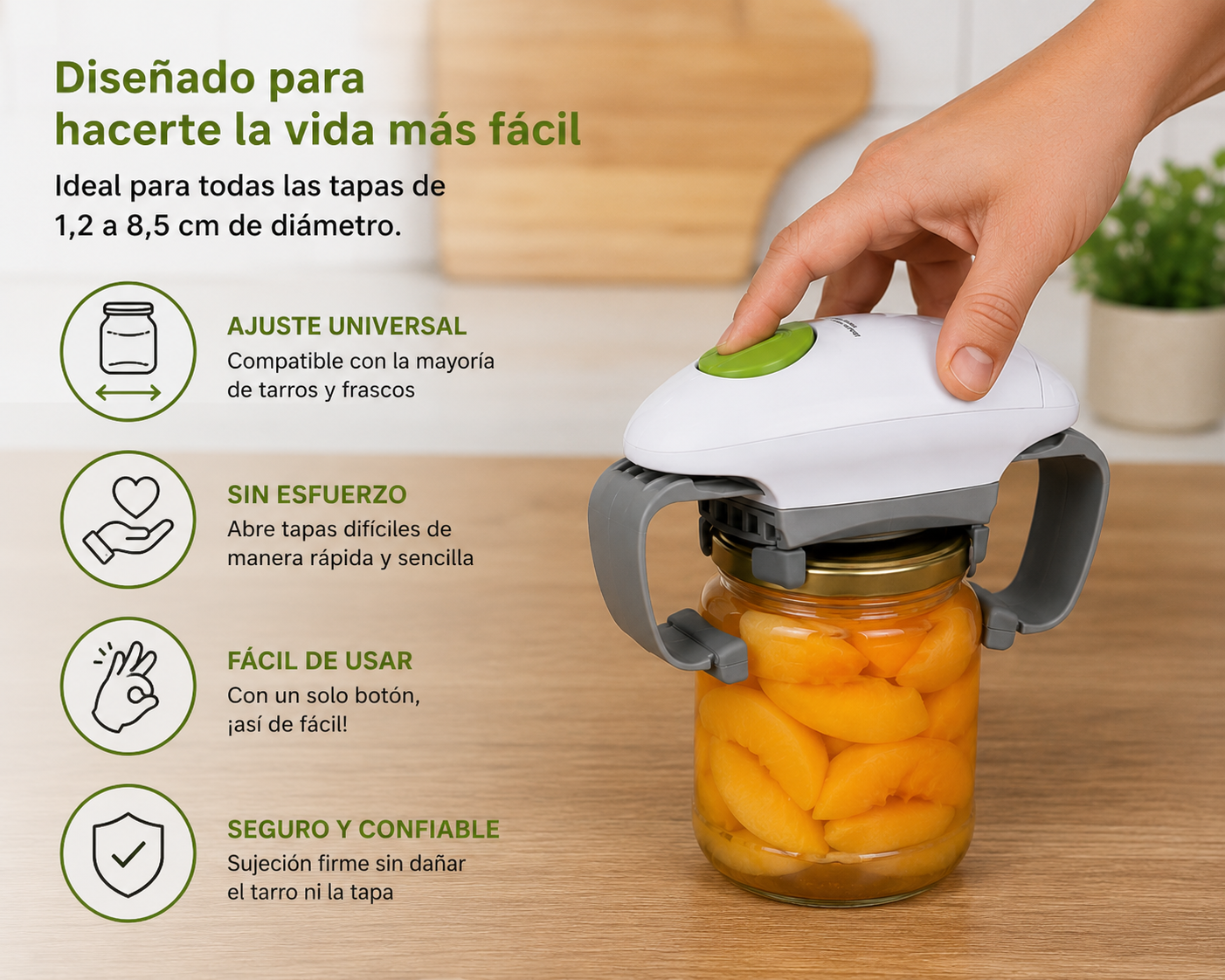 Abridor Inteligente de Tarros